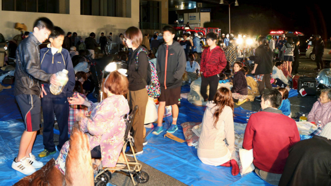 Gempa bumi di Prefektur Kumamoto, Jepang Selatan