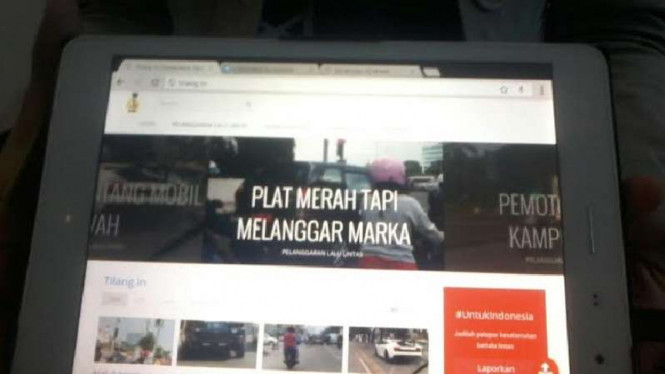 Aplikasi pelanggar lalu lintas