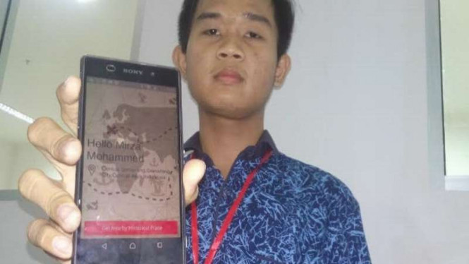 Muhammad Mirza, pengembang aplikasi Jelajah