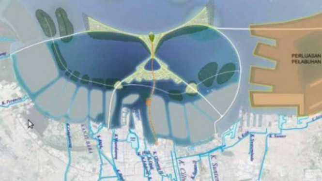 Ilustrasi/Proyek National Capital Integrated Coastal Development (NCICD) yang juga akan mereklamasi Teluk Jakarta