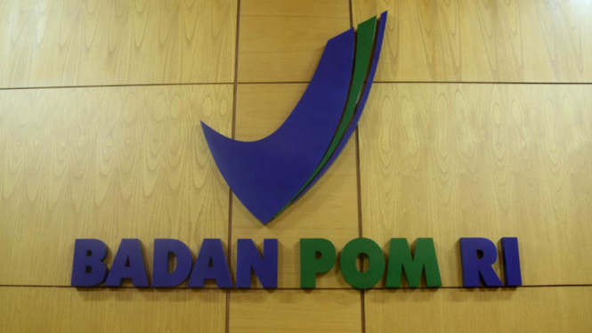 Logo Badan Pengawas Obat dan Makanan atau BPOM. 