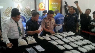 Bareskrim Polri bekuk jaringan narkoba Taiwan-Nigeria, Senin, 18 April 2016.