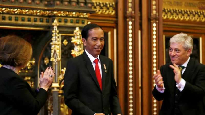 Presiden Joko Widodo di London, Inggris.