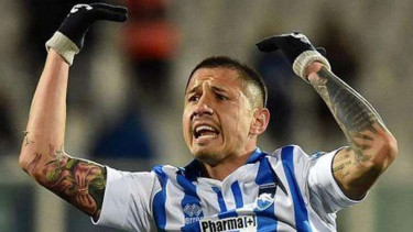 Penyerang Pescara, Gianluca Lapadula.