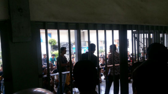 Situasi lapas Banceuy setelah kerusuhan
