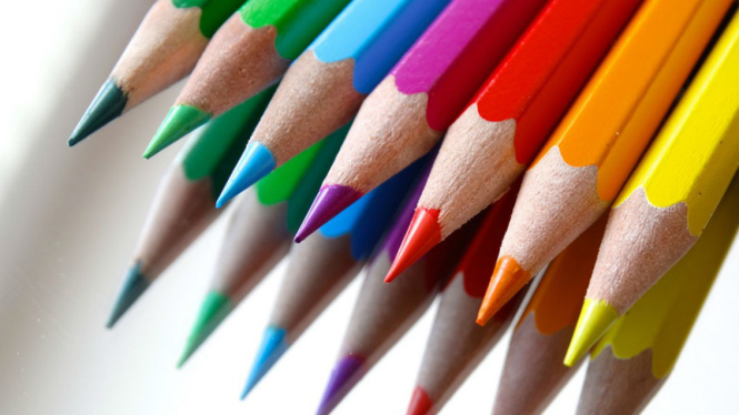 Ilustrasi pensil warna