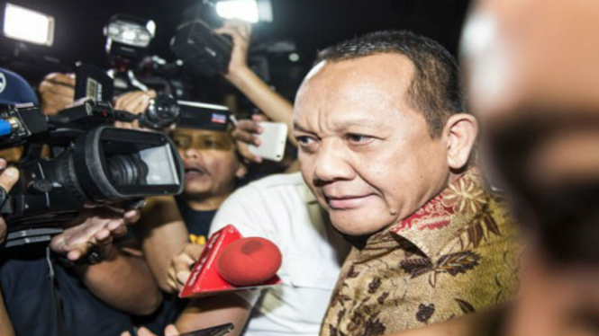 Sekretaris Mahkamah Agung, Nurhadi usai diperiksa KPK