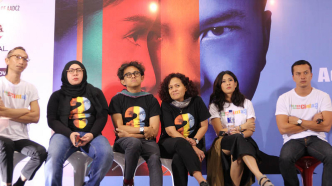 konferensi pers film AADC 2