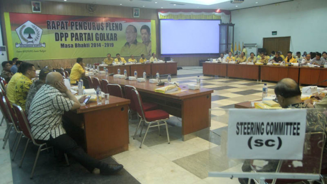 Rapat Jelang Munaslub Partai Golkar 23-26 Mei 2016