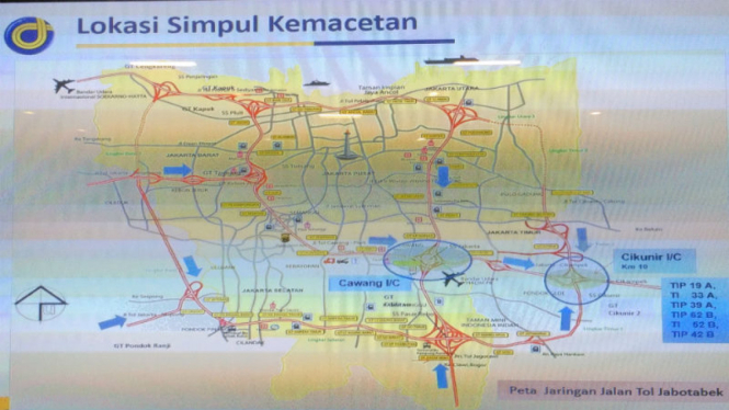 Titik kemacetan libur panjang awal Mei 2016