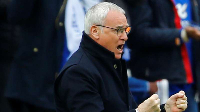 Manajer Leicester City, Claudio Ranieri.