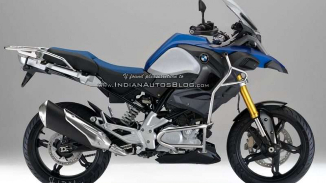 Rendering BMW G310 GS.