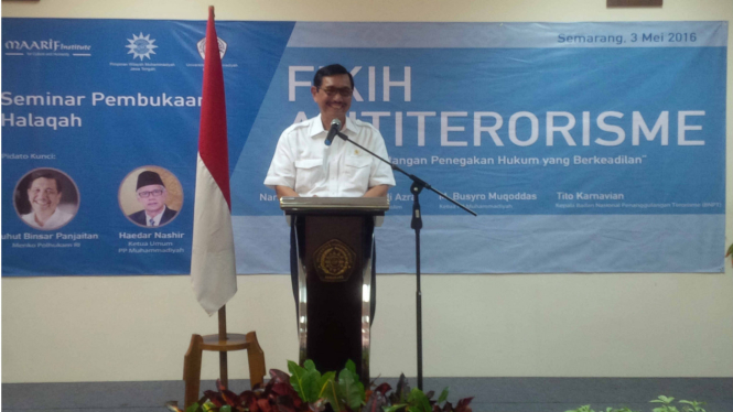 Menkopolhukam Luhut Pandjaitan.