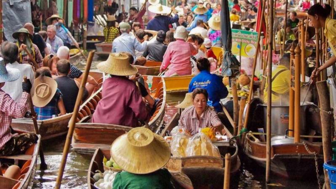 Damnoen Saduak Floating Market, Bangkok