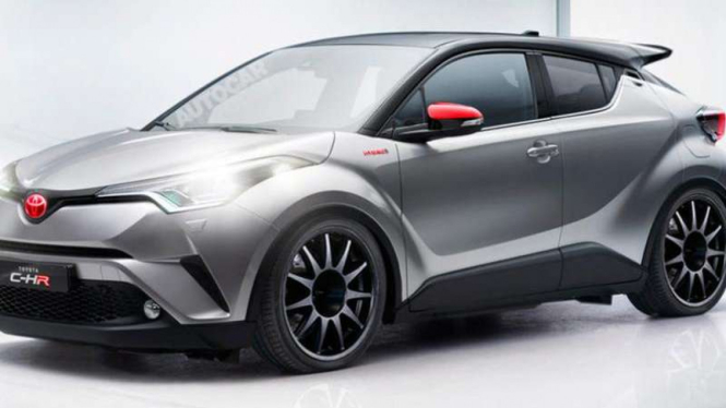 Rendering C-HR versi sport.