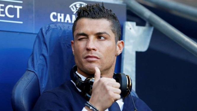 Pemain Portugal, Cristiano Ronaldo.