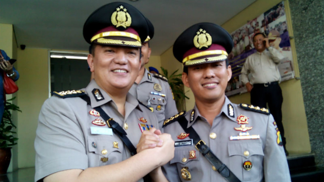 Serah terima jabatan Kabid Humas Polda Metro Jaya