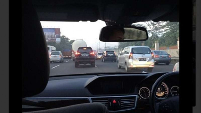 Kemacetan di Tol Jagorawi