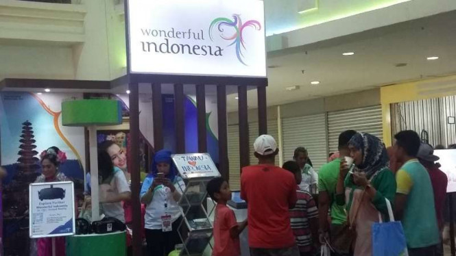 Booth Indonesia di Air Asia Travel 2016, Tawau, Malaysia
