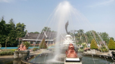 Salah satu taman di Purwakarta