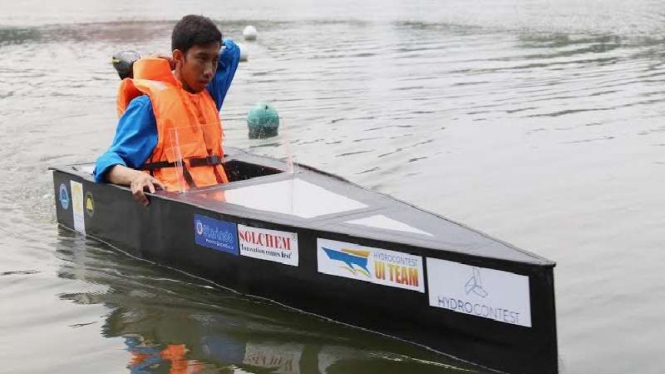 Kapal plat datar karya mahasiswa UI