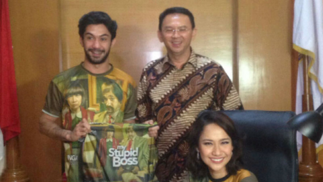 Reza Rahadian, Ahok, dan Bunga Citra Lestari