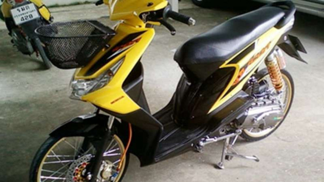 Modifikasi Honda Beat.
