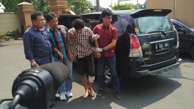 Perampok gembos ban yang ditembak di Jatinegara, Selasa, 10 Mei 2016.