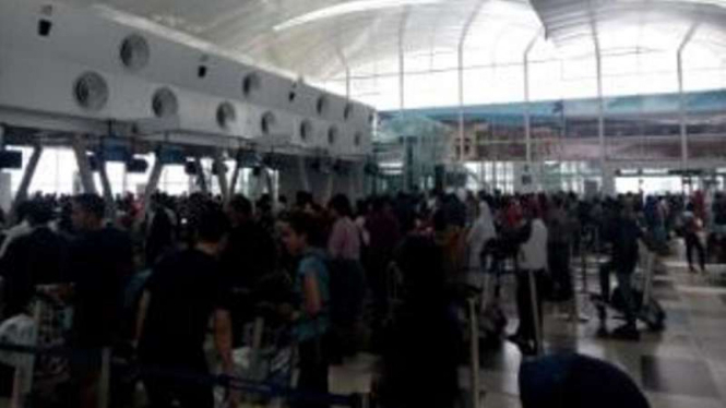 Suasana Bandara Kualanamu, Deli Serdang, Sumatera Utara.