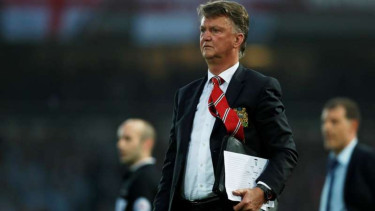Louis van Gaal saat masih menukangi Manchester United.