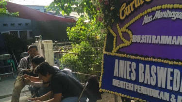 Rumah duka Siti Rahmani, penulis buku peraga pelajaran Bahasa Indonesia "Ini Budi", Rabu, 11 Mei 2016.
