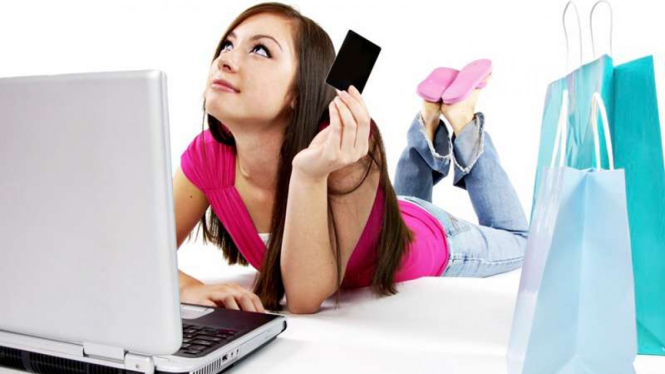 Ilustrasi Belanja Online.