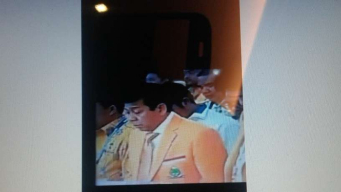 Setya Novanto terkantuk-kantuk di pembukaan Munaslub 2016
