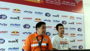 Konferensi pers Pelita Jaya Energi Mega Persada 
