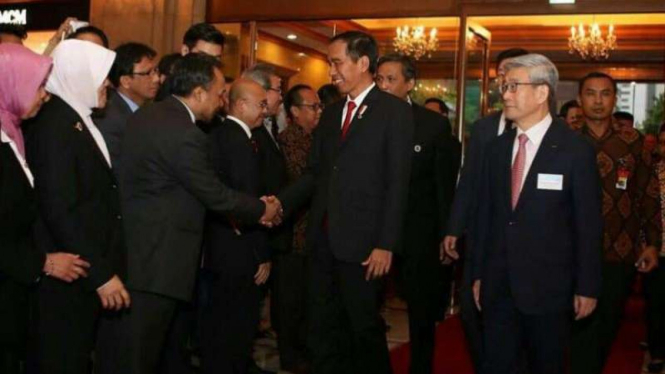 Presiden Joko Widodo disambut hangat di Seoul, Korea Selatan