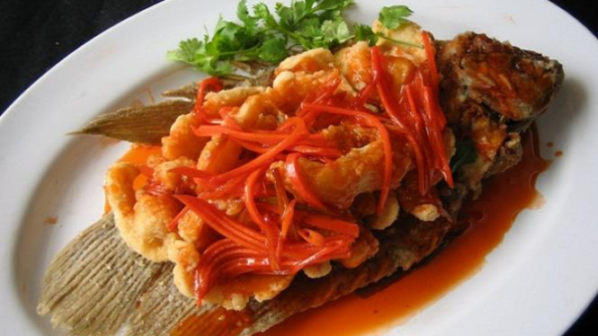 Gurame saus tiram.