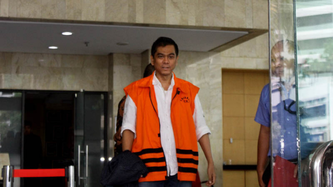 Tersangka suap di DPRD DKI Jakarta, M Sanusi.