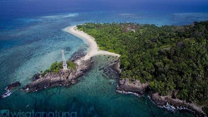  Foto ilustrasi lepas pantai Natuna. 