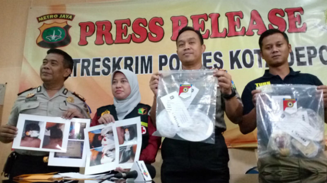 Barang bukti tewasnya mahasiwa UI