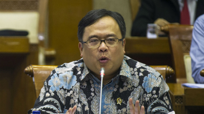 Menteri Perencanaan Pembangunan Nasional, Bambang Brodjonegoro.