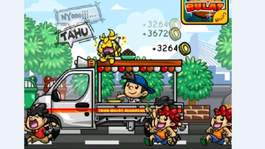 Tangkapan layar Game Tahu Bulat. Foto ilustrasi.