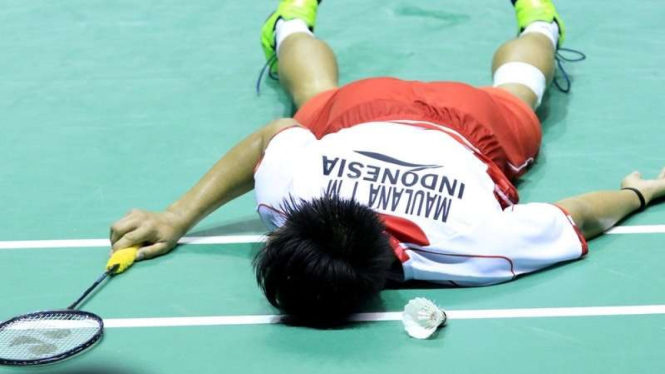 Tunggal putra Indonesia, Ihsan Maulana Mustofa.