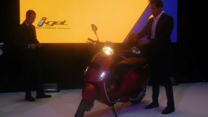 Peluncuran empat produk Piaggio-Vespa di Jakarta, Rabu, 25 Mei 2016.
