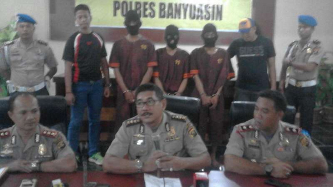Tersangka pembunuhan di Banyuasin.