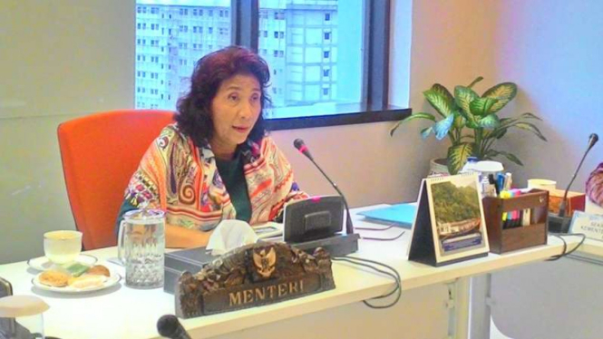 Menteri Kelautan dan Perikanan, Susi Pudjiastuti 