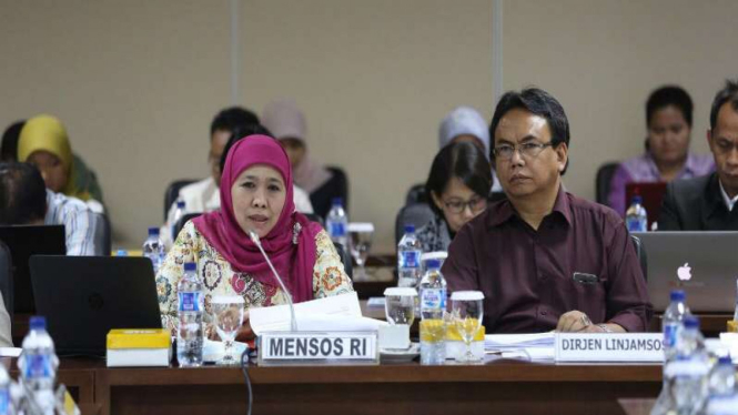 Menteri Sosial Khofifah Indar Parawansa.