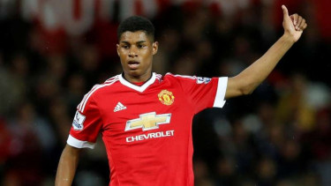 Bomber muda MU, Marcus Rashford.