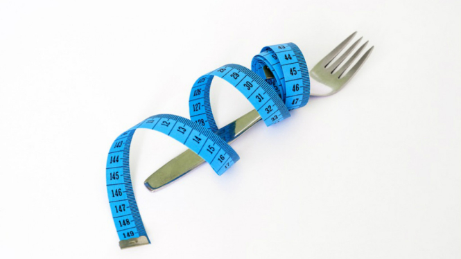Ilustrasi diet.