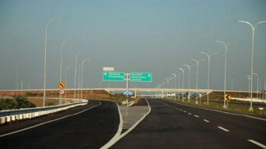 Proyek jalan tol baru.