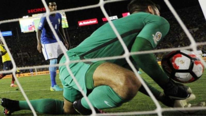 Insiden kontroversial di laga Brasil vs Ekuador di Copa America